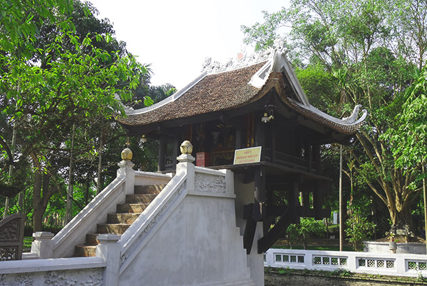 Pagode à pilier unique -  - Itinéraire du Nord Vietnam en 3 semaines à Hanoi