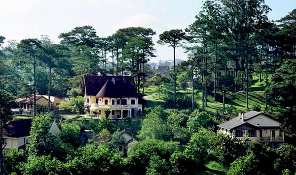 Dalat - Centre du Vietnam - Villas françaises 
