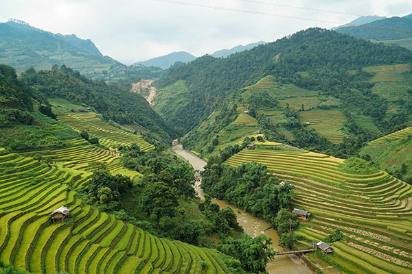 Mu cang chai et ses sublimes rizières en terrasse Mu cang chai et ses sublimes rizières en terrasse