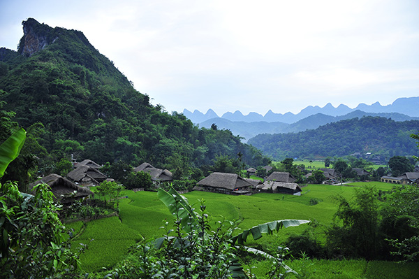 le village Thon Tha/Ha giang -  - Itinéraire du Nord Vietnam en 3 semaines