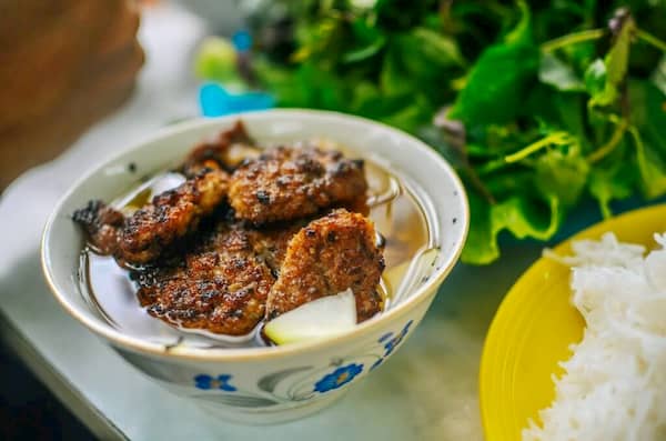 Voyage Hanoi (Nord du Vietnam) - Plat Bun cha